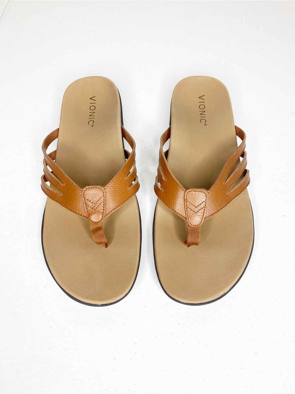 Vionic Alta Leather Sandal Brown Size 9